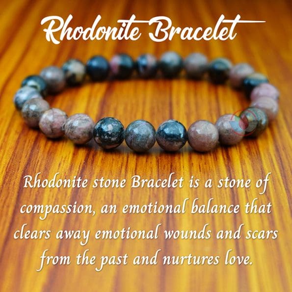 Rhodonite Bracelet 8mm