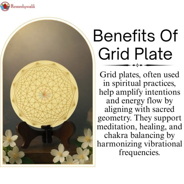 Sacred Geometry Laser Engraved Tesseract Sacred Geometry Grid Plate Crystal Grid Plate