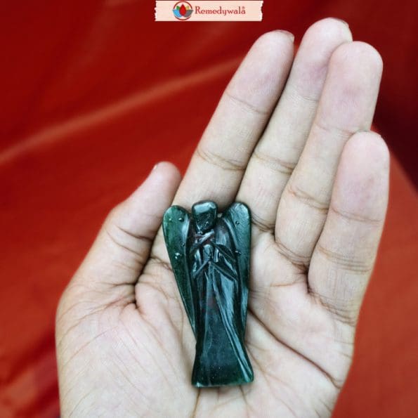 Green Jade Angel (2 Inch) - Remedywala - Image 3