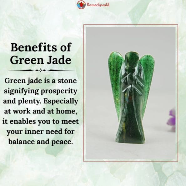 Green Jade Angel (2 Inch) - Remedywala - Image 4