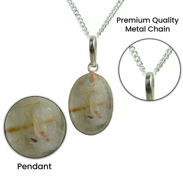 Golden Rutilated Pendant