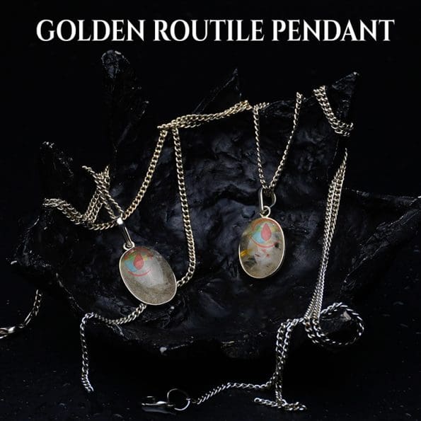 Golden Rutilated Pendant