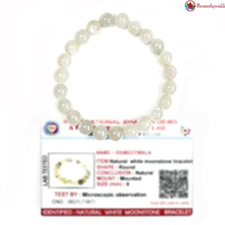 White Moonstone Bracelet
