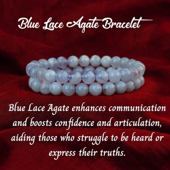 Blue Lace Agate Bracelet