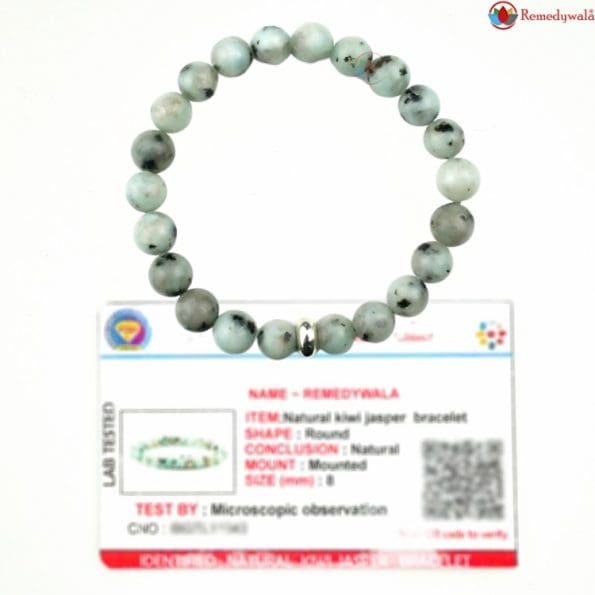 Kiwi Jasper Bracelet 8mm