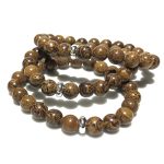 Natural Tiger Jasper Bracelet, Mariyam Jasper Bracelet 8mm single Bracelet, Mariyam stone, Tiger Jasper Stone, Brown color
