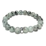Kiwi Jasper Bracelet 8mm single Bracelet, Kiwi Jasper stone, Green color.