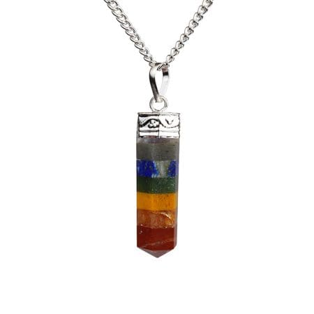 7 Chakra Pencil Pendant