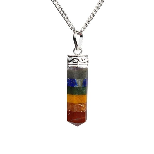 7 Chakra Pencil Pendant