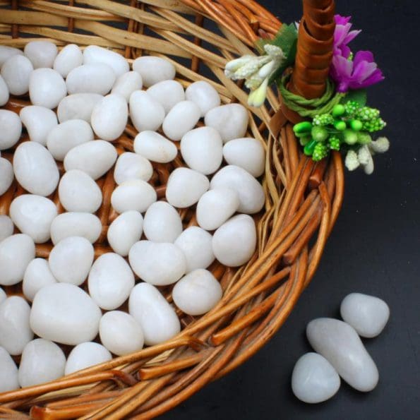 White Agate Tumbled Stone