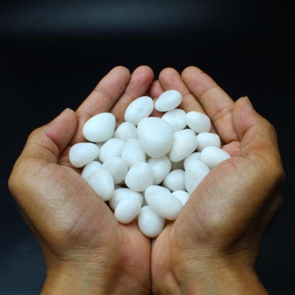 White Agate Tumbled Stone