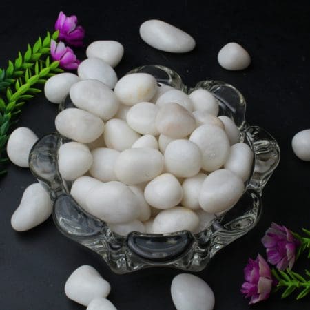 White Agate Tumbled Stone