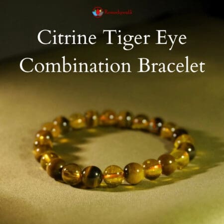 Citrine Tiger Eye Combination Bracelet