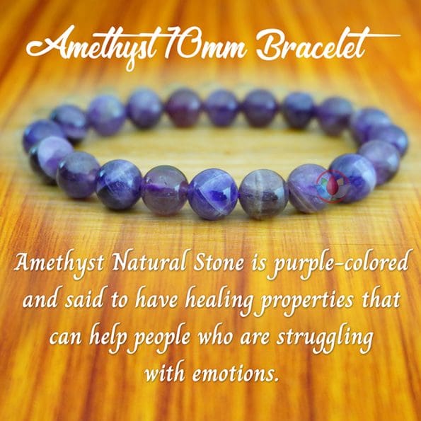 Amethyst Bracelet 10 mm - Remedywala