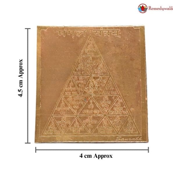 Shree Mangal Yantram (4.5 x 4cm approx) - Image 5