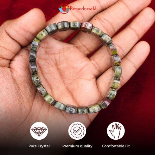 Unakite Bracelet (Diamond Cut Tumble) - Image 2