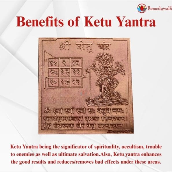 Shree Ketu Yantra, Ketu Yantram (4.5 x 4cm approx) - Image 4