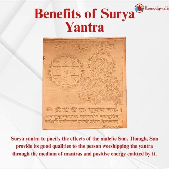 Shree Surya Yantra (4.5 x 4cm approx) - Image 4