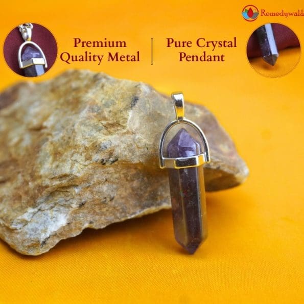 Amethyst Pencil Pendant - Remedywala - Image 5