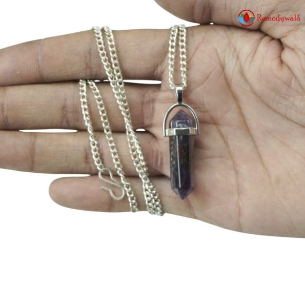Amethyst Pencil Pendant - Remedywala - Image 6