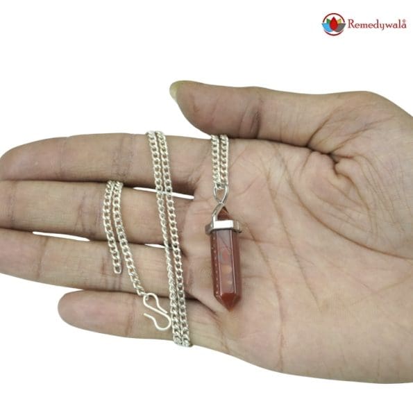 Carnelian Pencil Pendant - Remedywala - Image 6