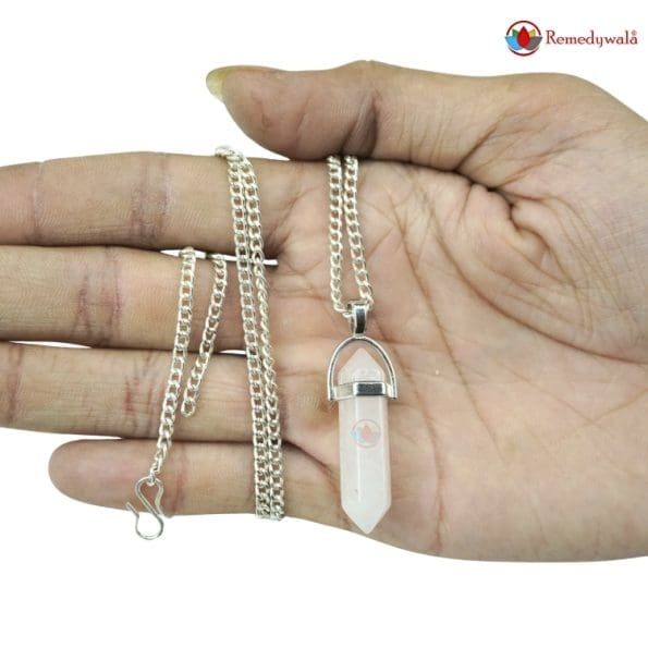 Clear Quartz Pencil Pendant - Remedywala - Image 6