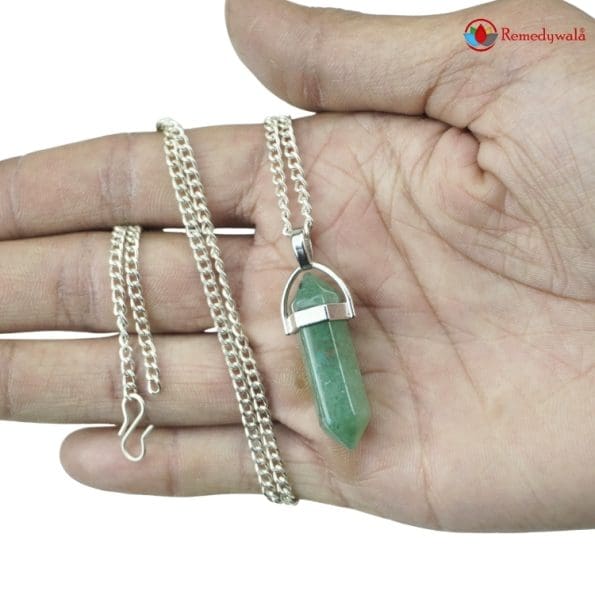 Green Aventurine Pencil Pendant - Remedywala - Image 6