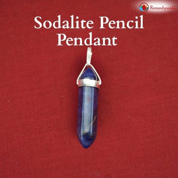 Sodalite Pencil pendant - Remedywala - Image 2