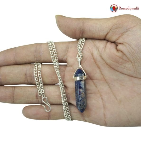 Sodalite Pencil pendant - Remedywala - Image 6