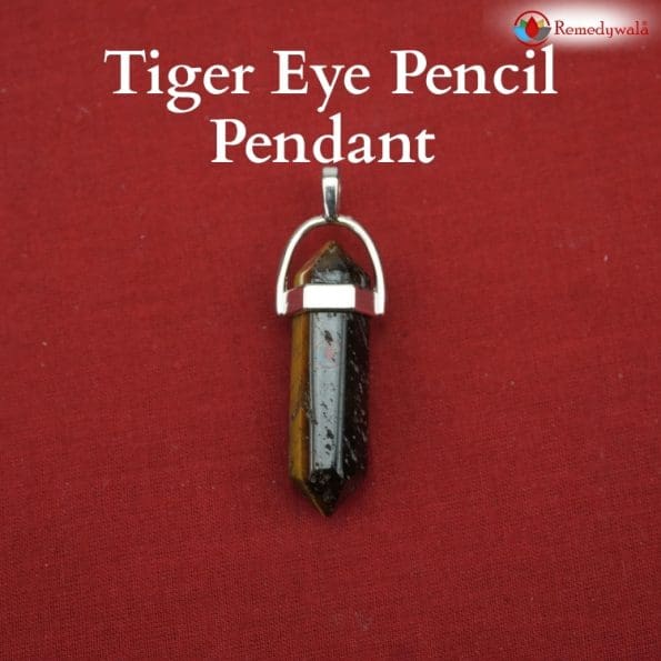 Tiger Eye Pencil Pendant - Remedywala - Image 2