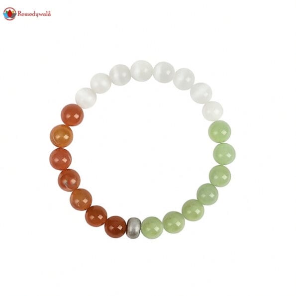 Tri Color Crystal Bracelet- Remedywala - Image 5