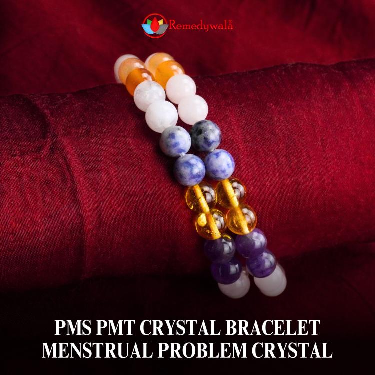 PMS PMT Crystal Bracelet Menstrual Problem Crystal