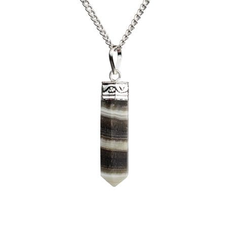 Zebra Jasper Pencil Pendant
