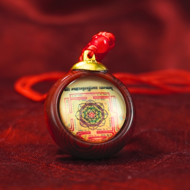 Mahamrityunjay Wooden Base Yantra