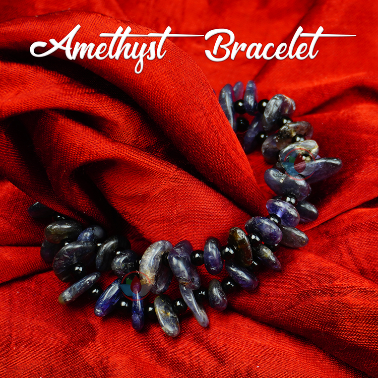 Amethyst Dark Wati Bracelet 4 mm- Remedywala - Image 3