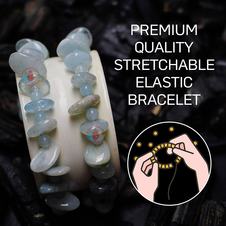 Blue Lace Wati Bracelet 4 mm - Remedywala - Image 2