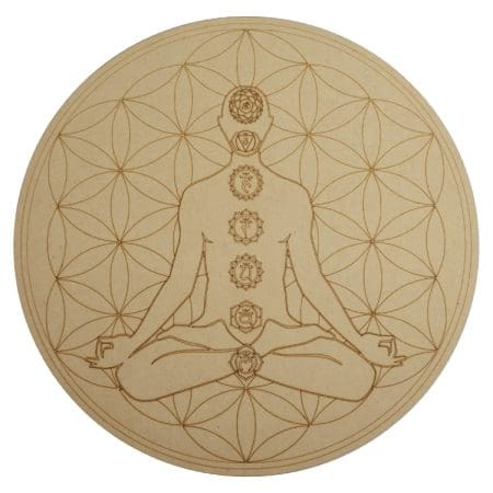 Flower Of Life Chakras Body Plate