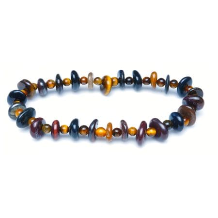 Multicolor Tiger Eye Wati Bracelet 4 mm - Remedywala