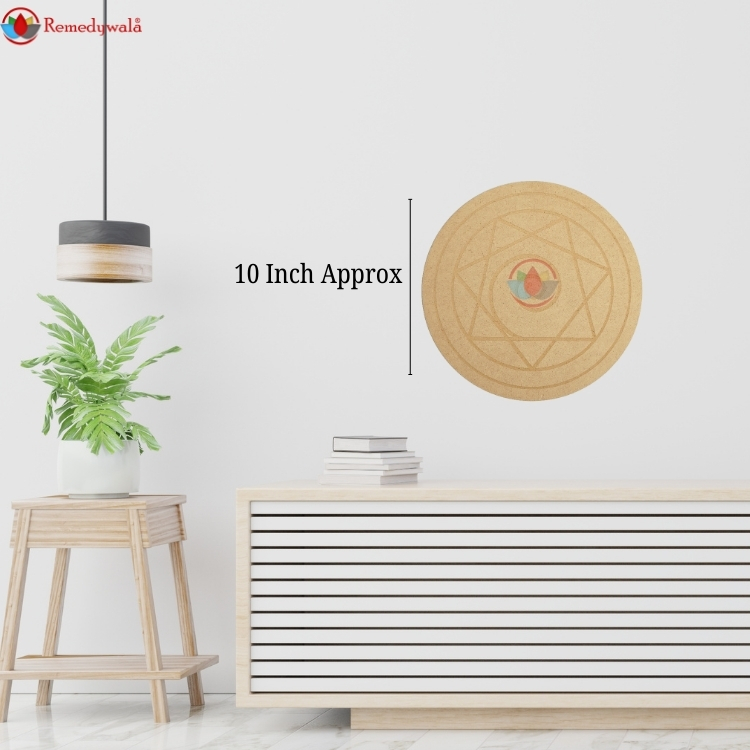 PHI Symbol Crystal Grid Plate