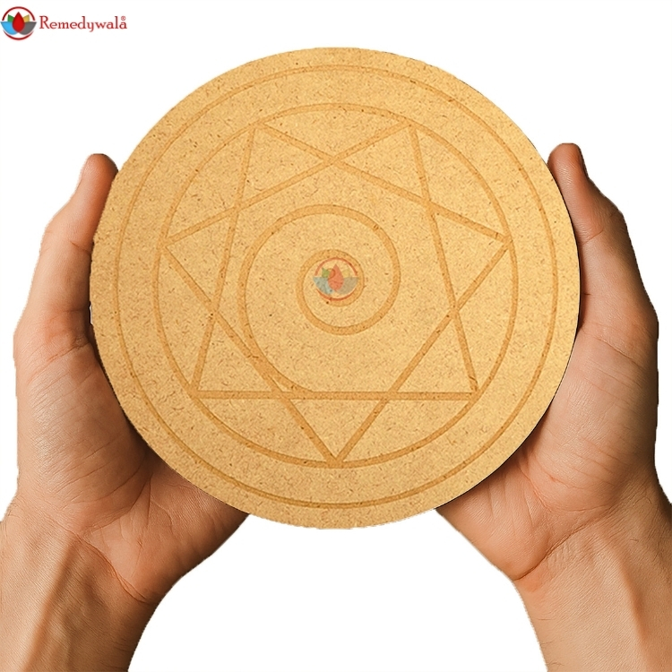 PHI Symbol Crystal Grid Plate