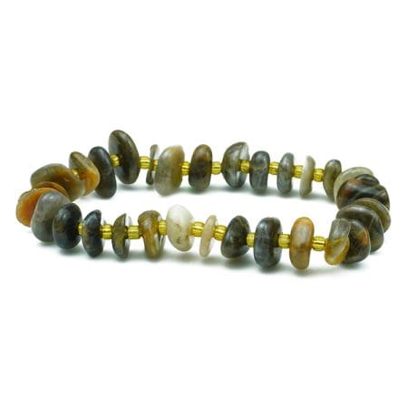 Petrified Wood Wati Bracelet 4 mm- Remedywala
