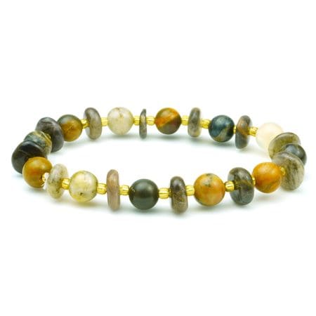 Petrified Wood Wati Bracelet -  Remedywala