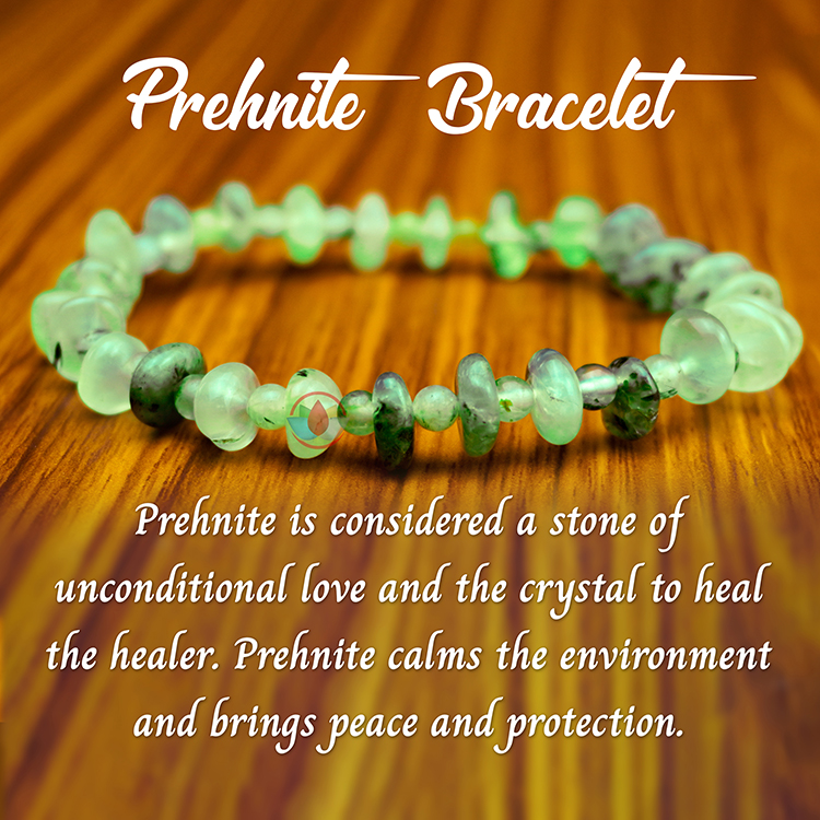 Prehnite Wati Bracelet 4 mm - Remedywala - Image 4