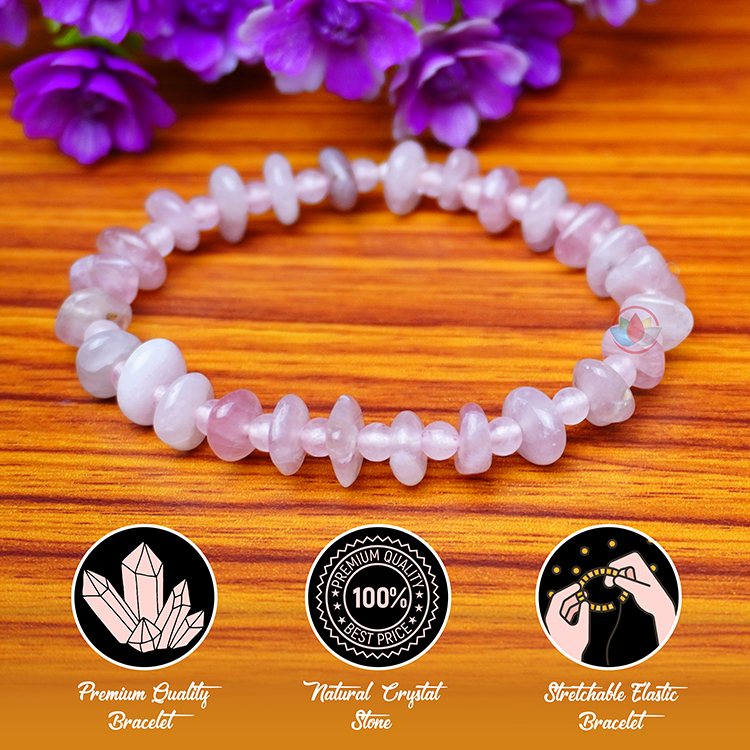 Rose Quartz Wati Bracelet 4 mm - Remedywala - Image 5