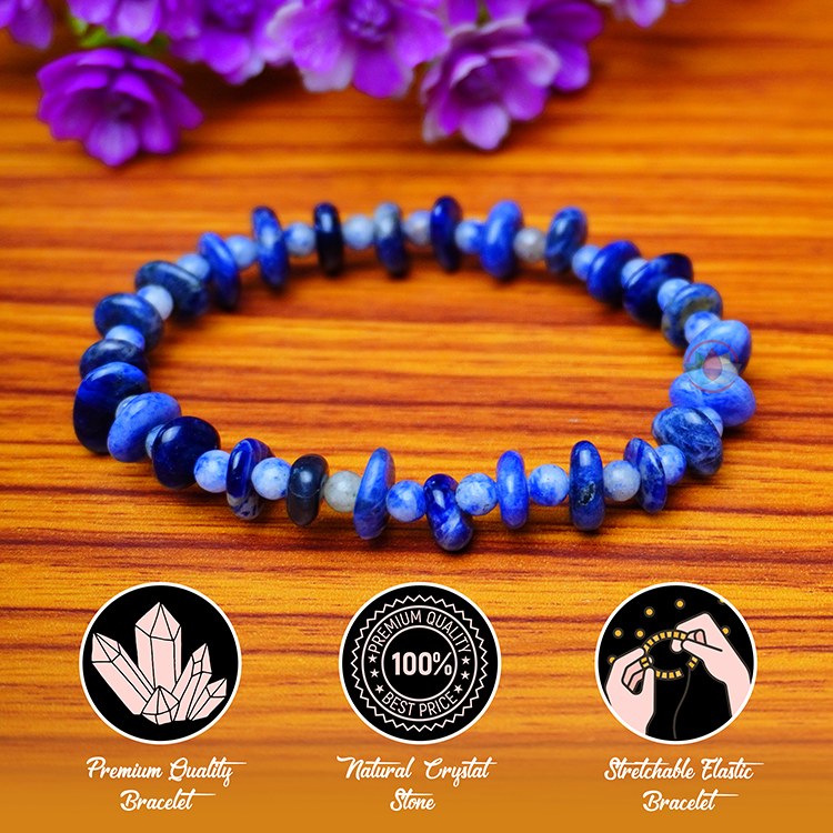 Sodalite Wati Bracelet 4 mm - Remedywala - Image 5