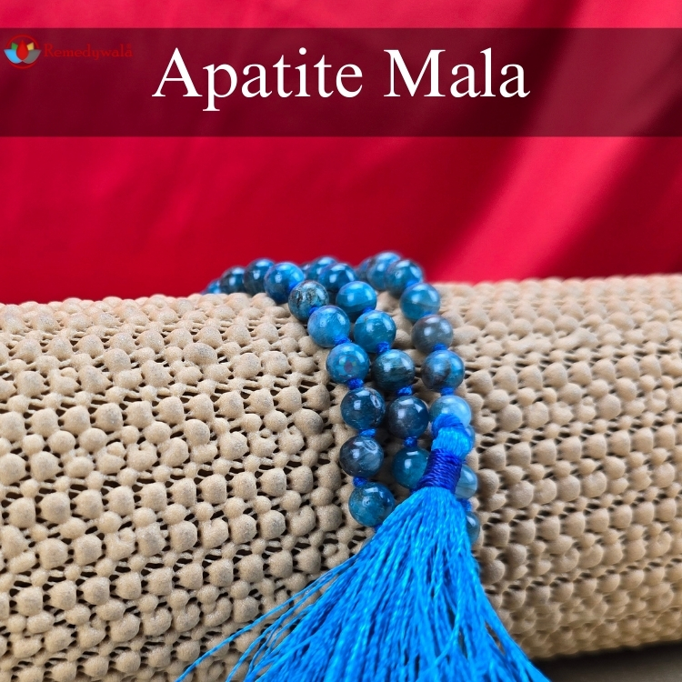 Apatite Mala With Certificate 6mm Beads Jap Mala - Image 5