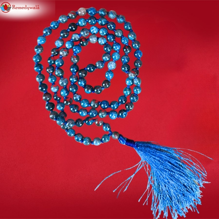 Apatite Mala With Certificate 6mm Beads Jap Mala - Image 4