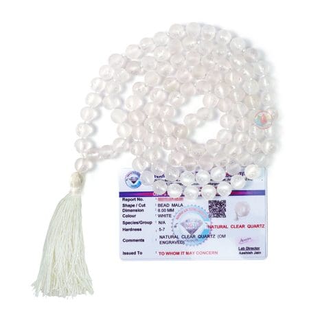 Clear Quartz om mala