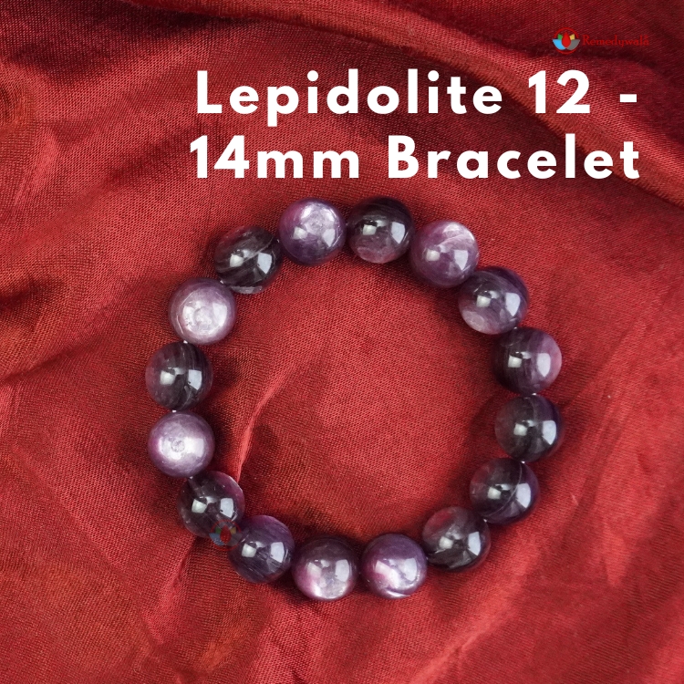 Lepidolite 12 - 14mm Bracelet