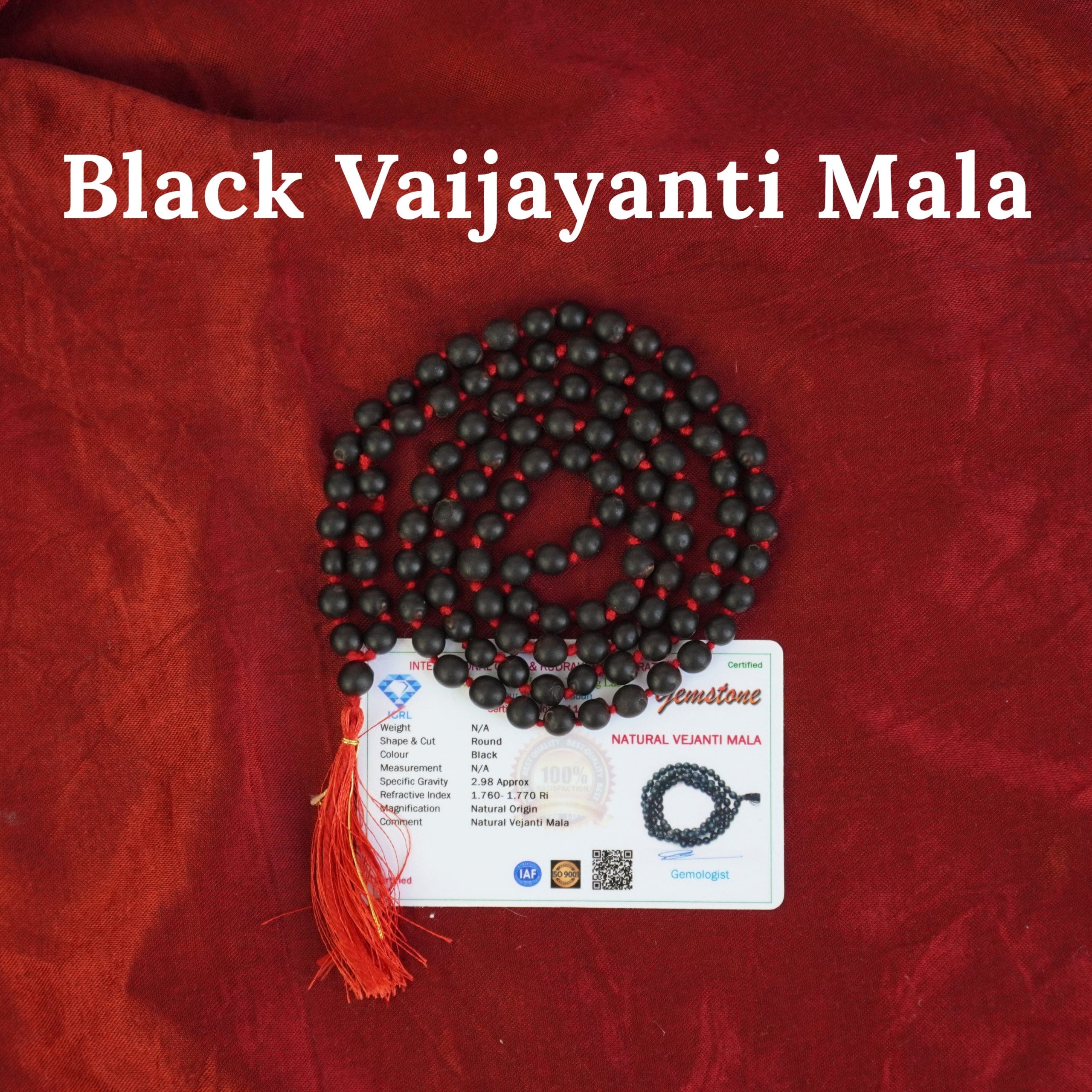 Black Vaijayanti Mala